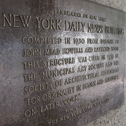 News Building Historical Marker